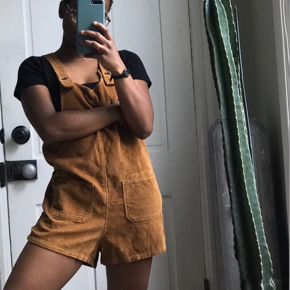 Zara Corduroy Short Overalls - Picture 4 of 5